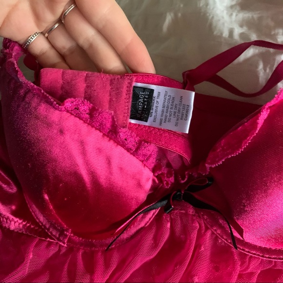 Pink rampage bustier top - Picture 2 of 3